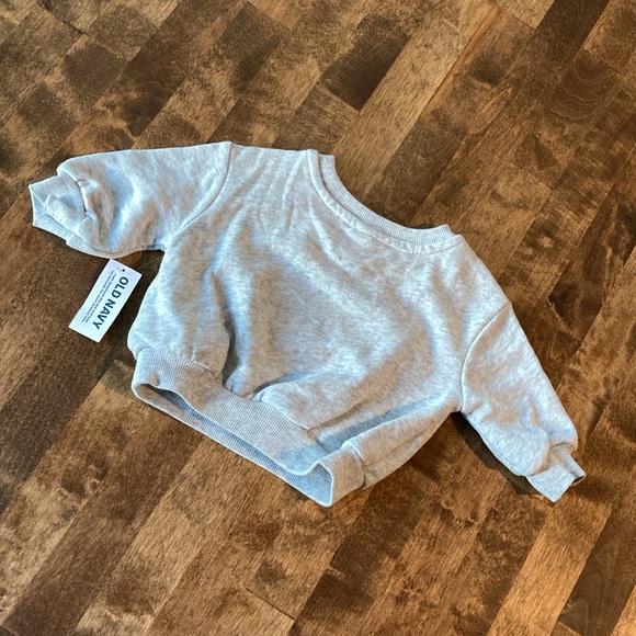 NEW Old Navy Baby Lady Bug Grey Sweatshirt 0-3 Months - Picture 5 of 9